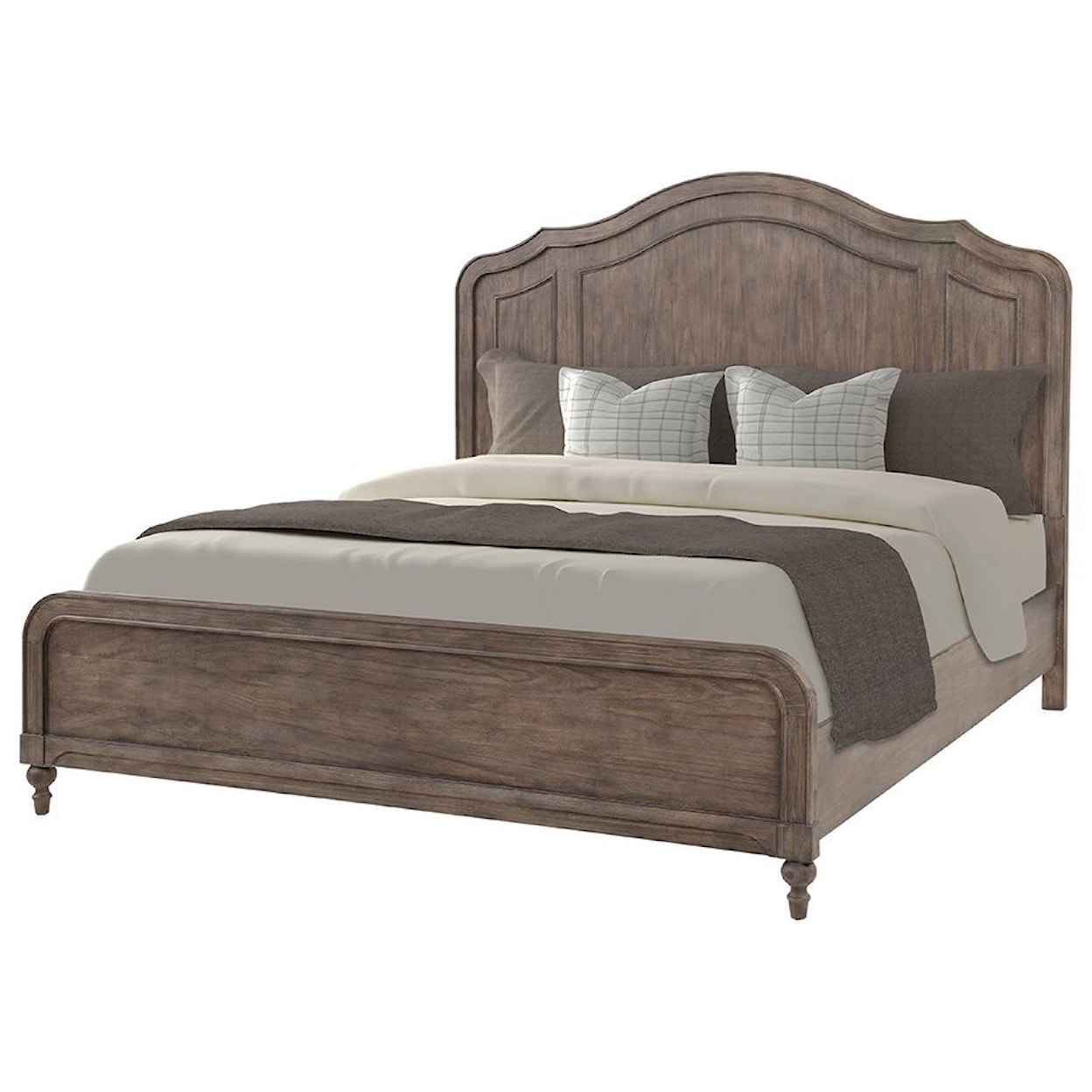 Legends Furniture Middleton King Shaped Panel Bed