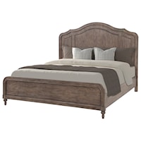 Queen Shaped Panel Bed