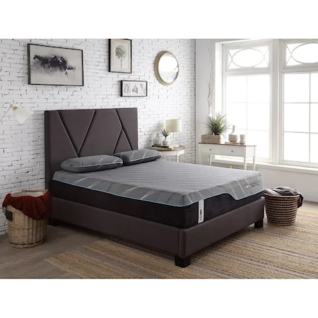 Contemporary Queen Upholstered Bed