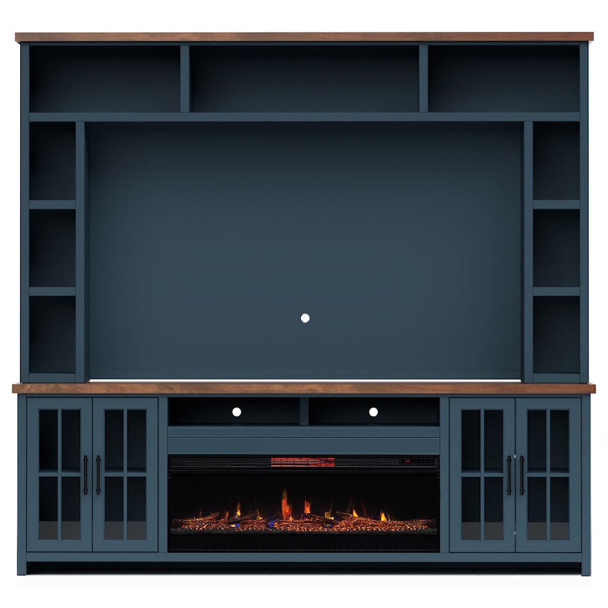 Legends Furniture Nantucket Fireplace Entertainment Wall Unit