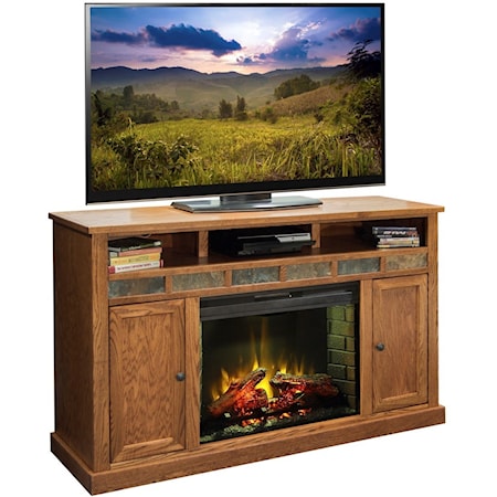 63&quot; Fireplace Console