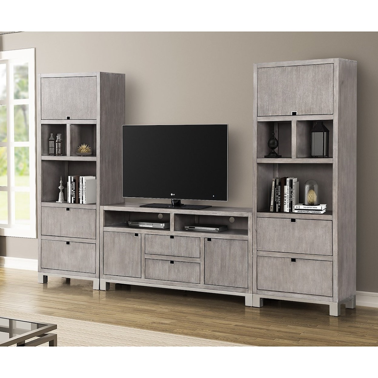 Legends Furniture Pacific Heights Entertainment Wall Unit