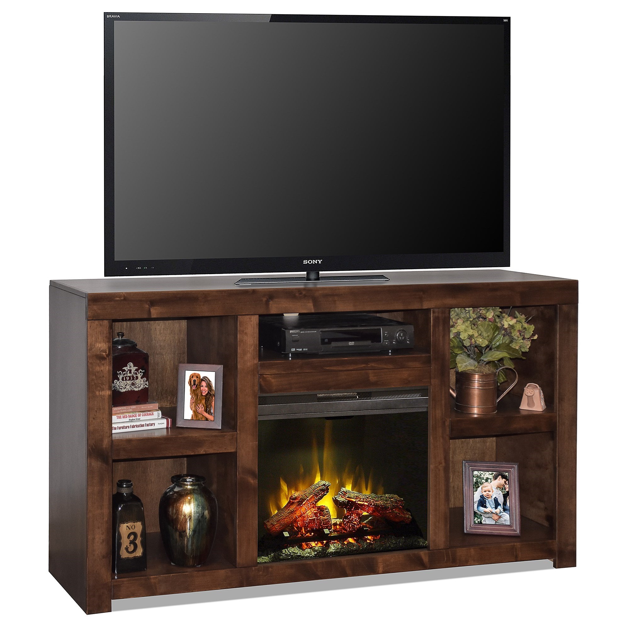 65&quot; Fireplace Console
