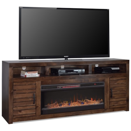 78" Fireplace Console