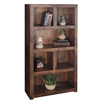 Transitional 64" Bookcase with Open Shelving