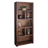 Transitional 80" Grand Bookcase