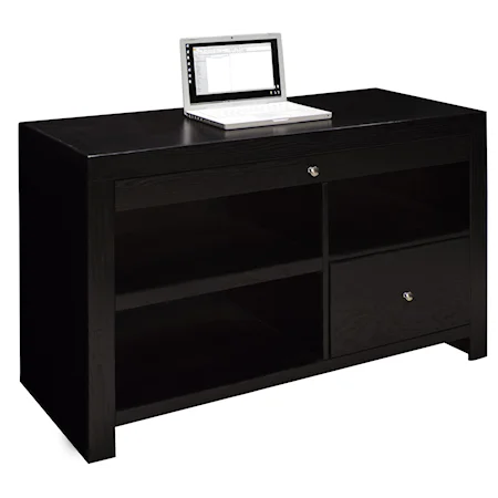 Computer Cart with Drop Front Drawer