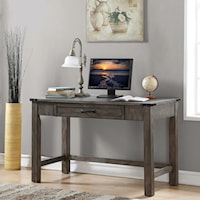 Industrial 1-Drawer Writing Desk with Iron Hardware