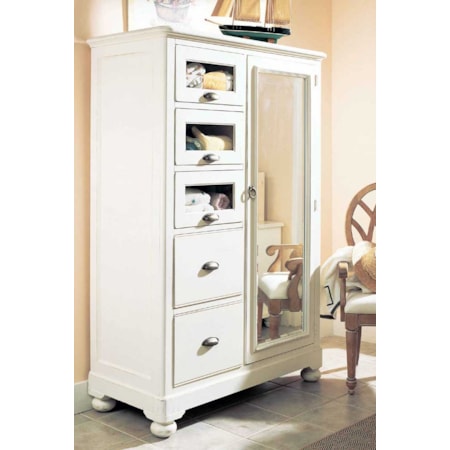Seaside Linen Storage Wardrobe