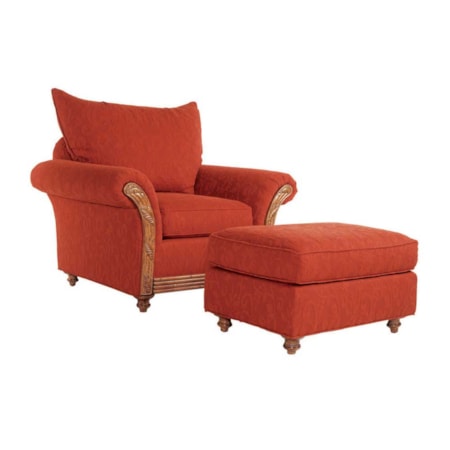 Curacao Chair and Ottoman