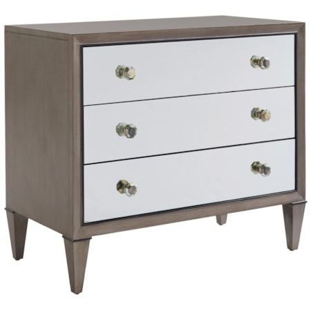 Divonne Mirrored Nightstand