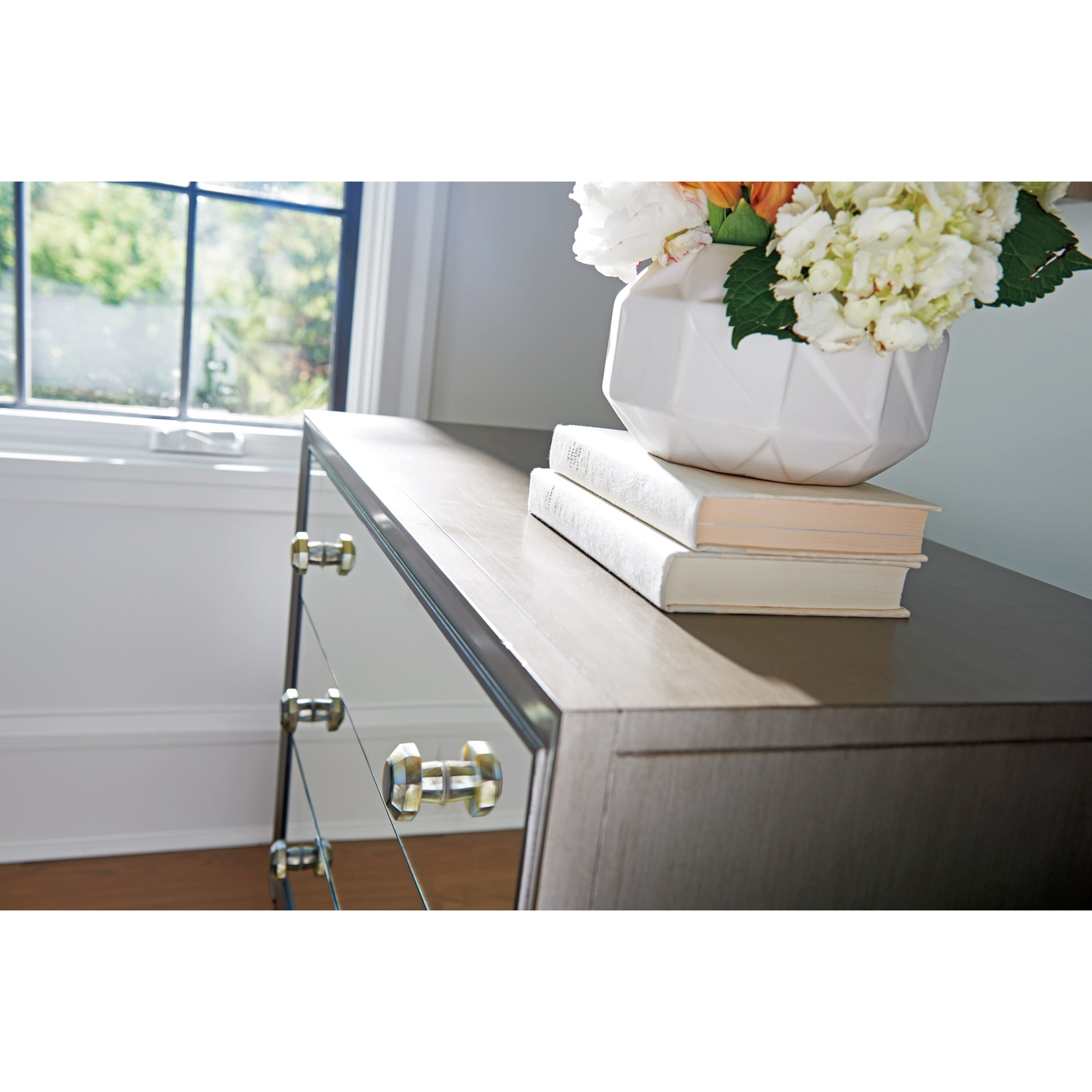 Lexington Ariana Divonne Mirrored Nightstand