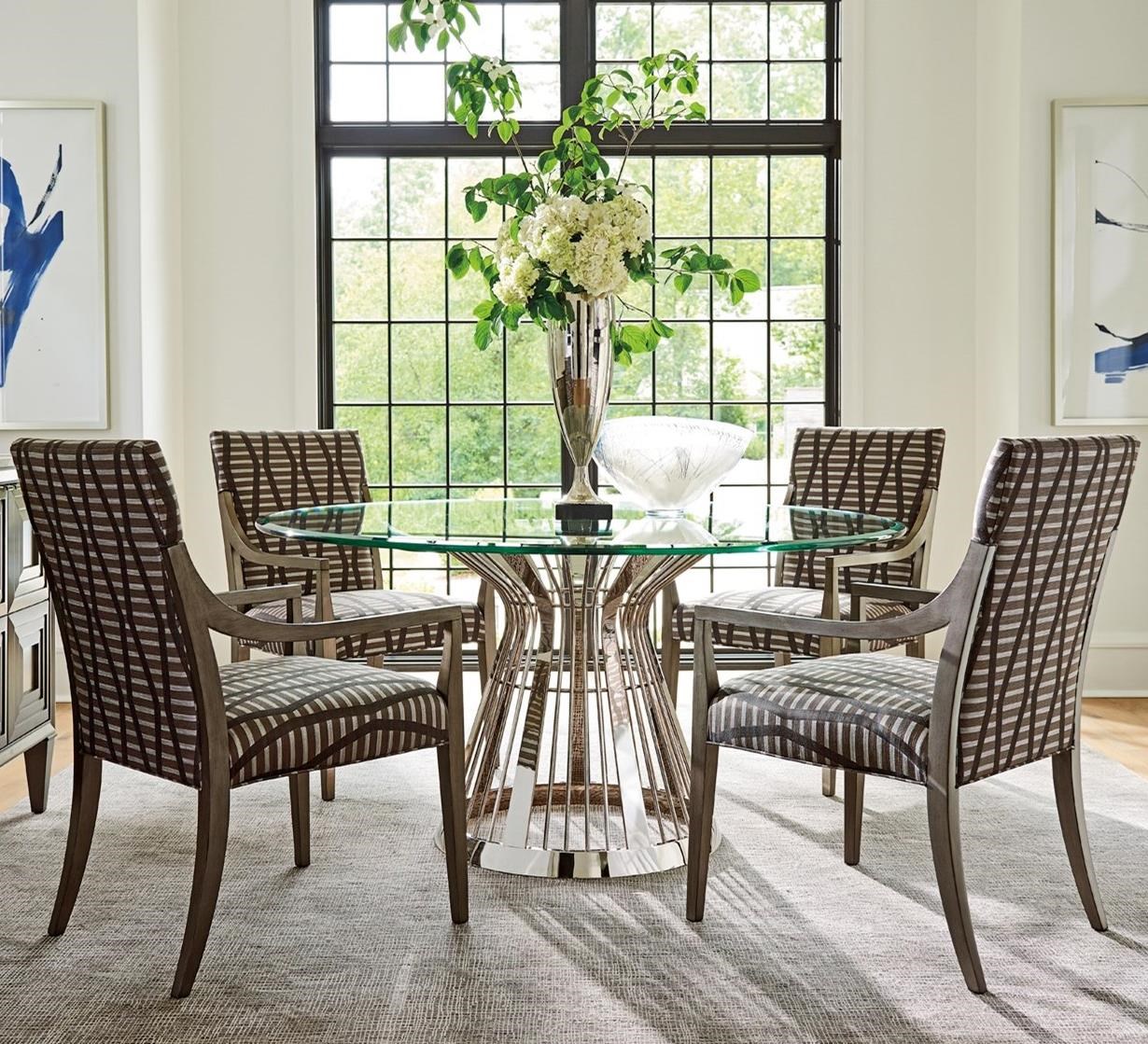 Lexington Ariana 73287560c+4X732881 Five Piece Dining Set with