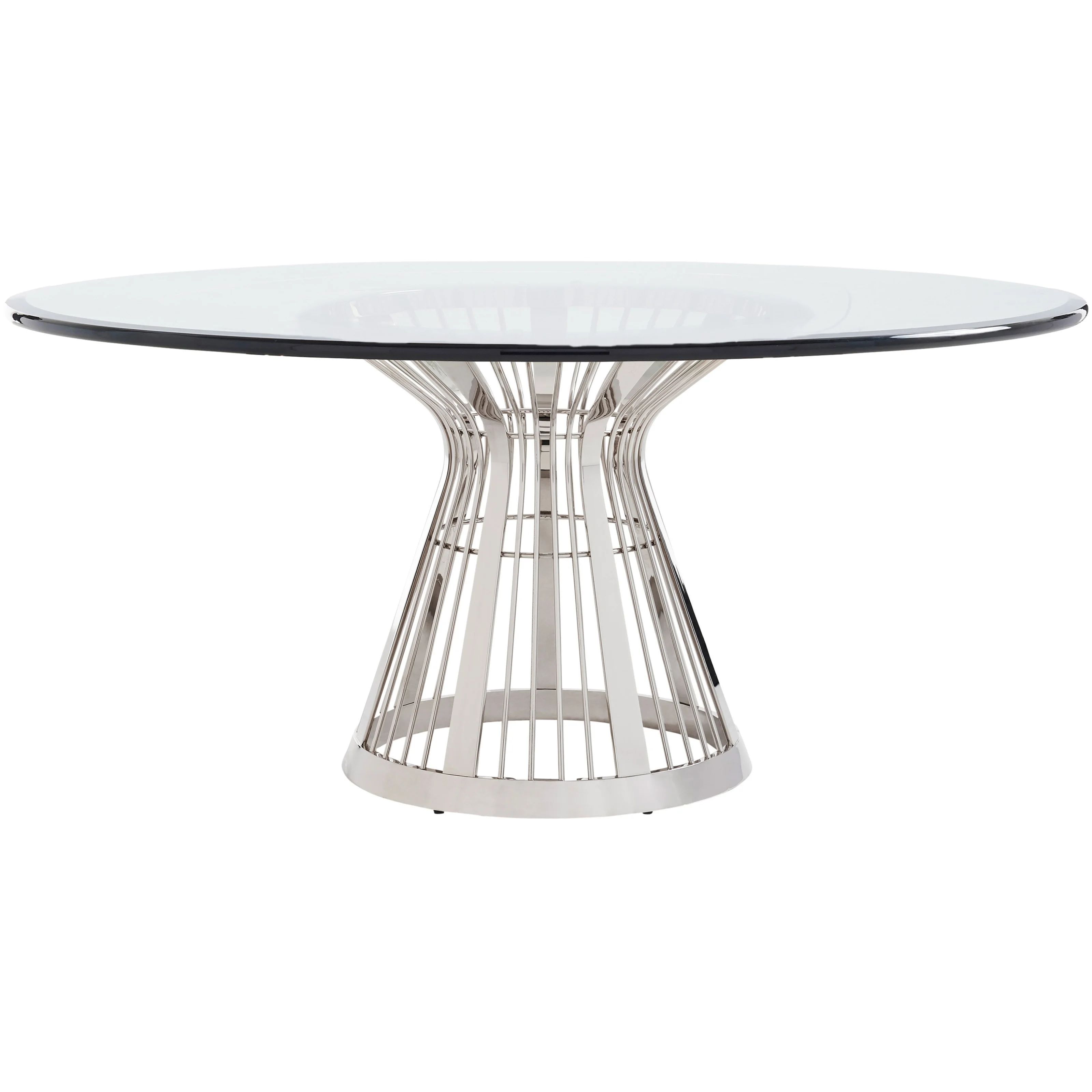 Lexington Ariana 73287572C Riviera Stainless Dining Table With 72