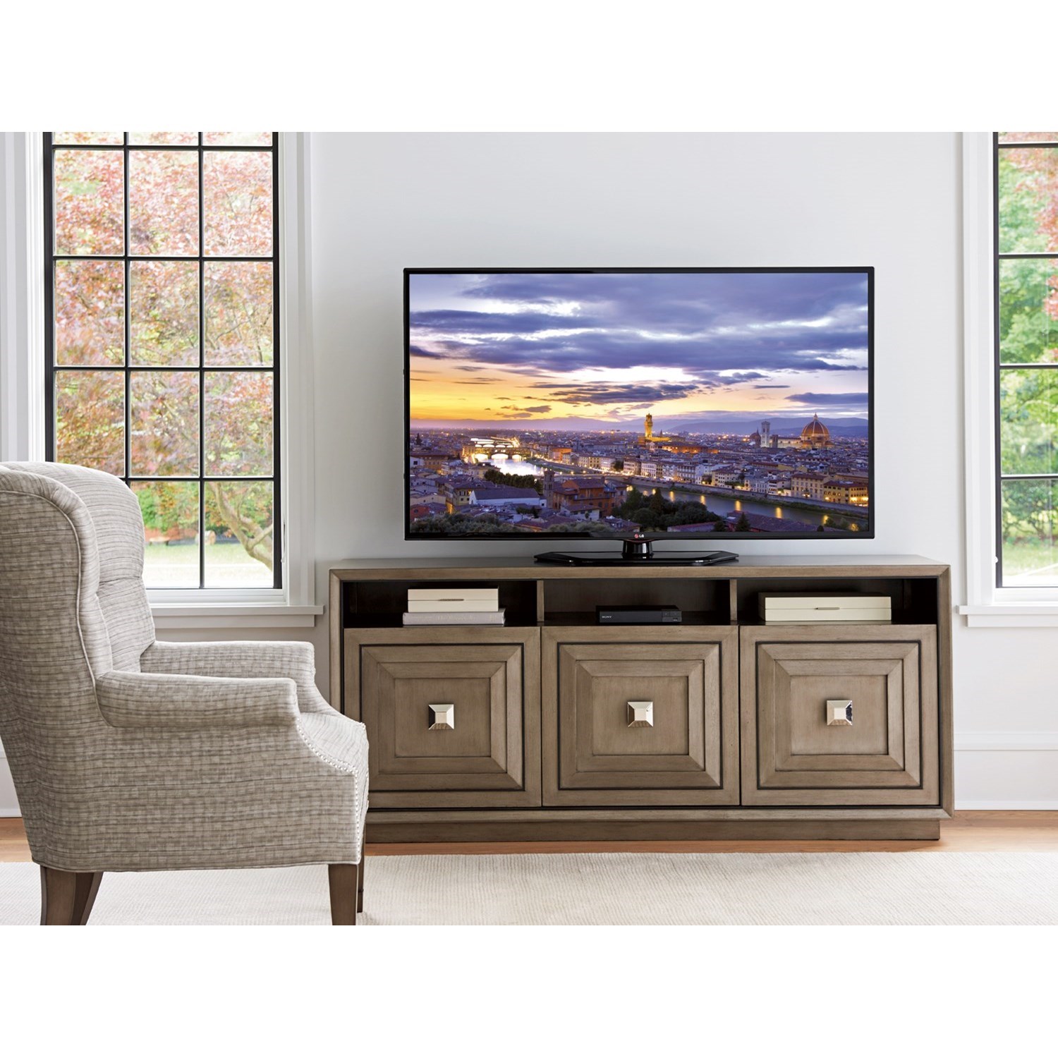 Lexington Ariana 732907 Basel Media Console with Wire Management