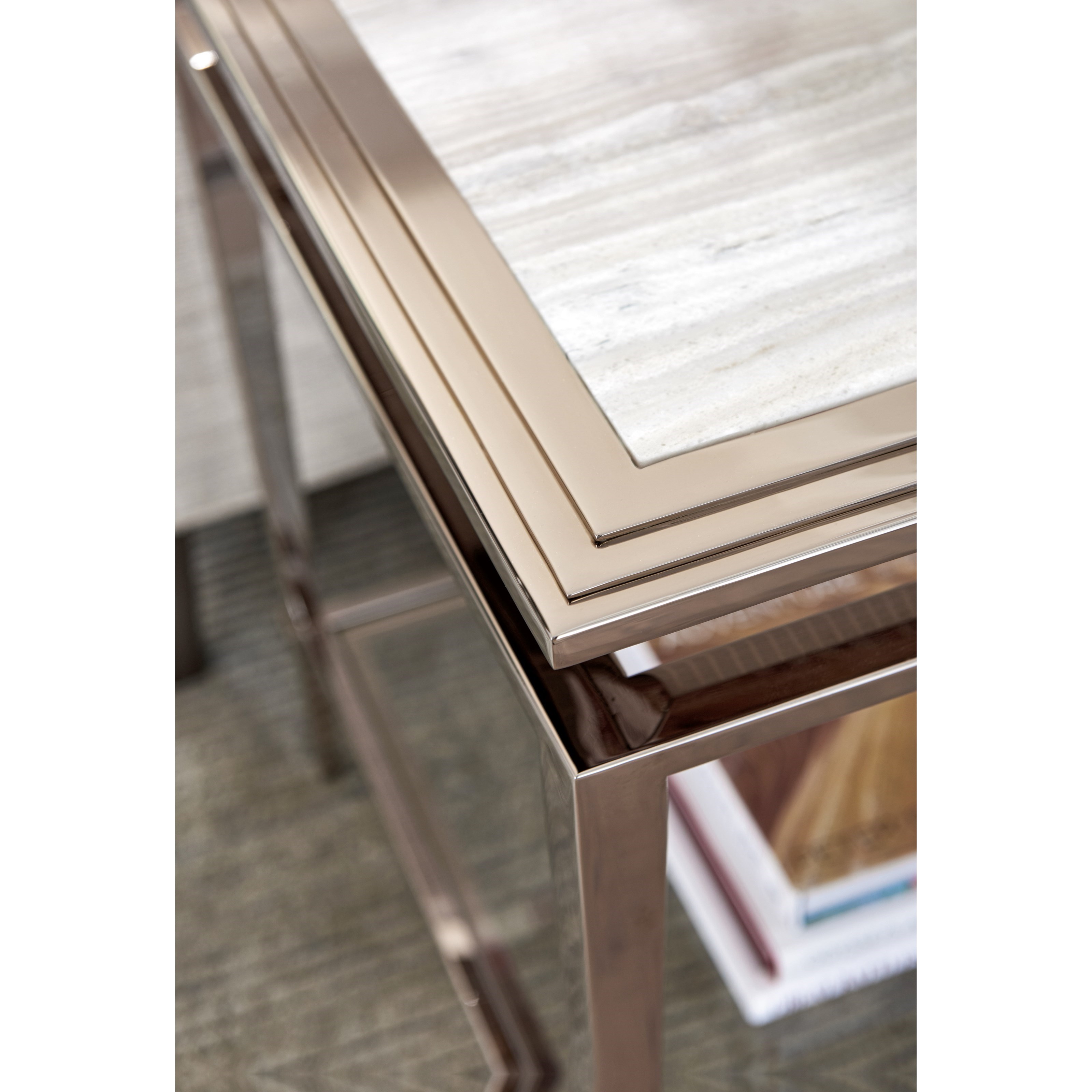 Lexington Ariana Athene Stainless End Table