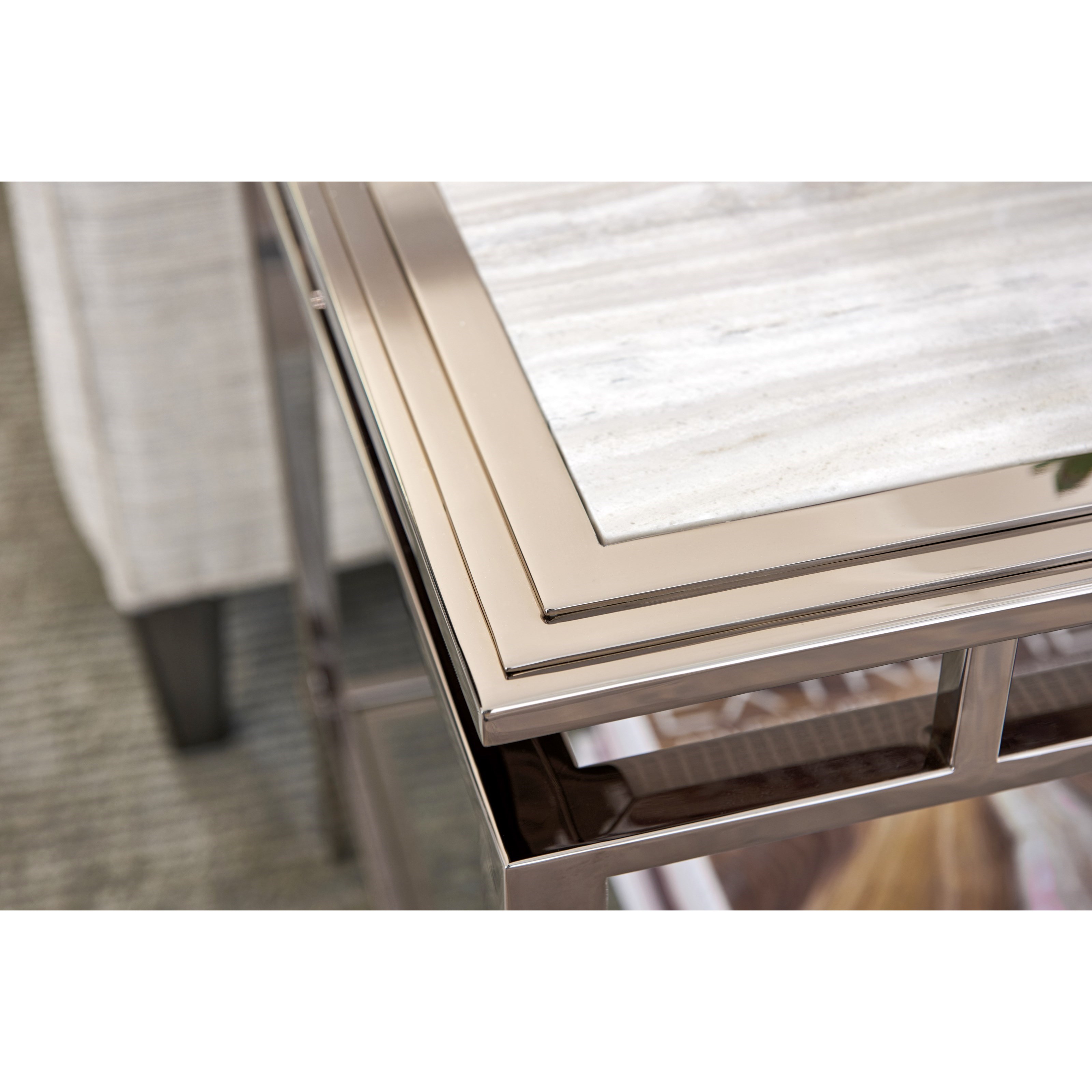 Lexington Ariana Athene Stainless End Table