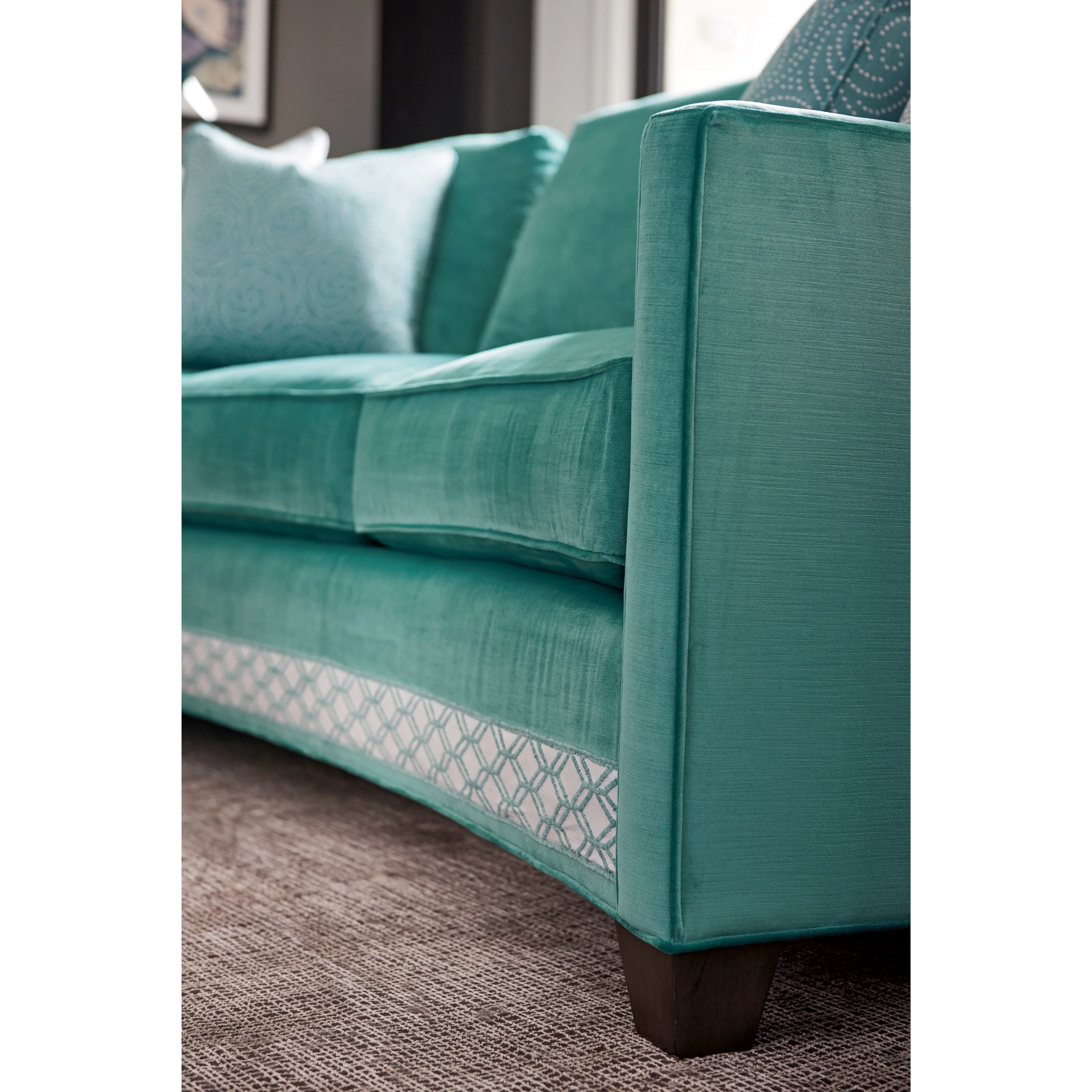 Lexington Ariana 7931-33 0127-21 Valenza Curved Sofa | Baer's Furniture ...