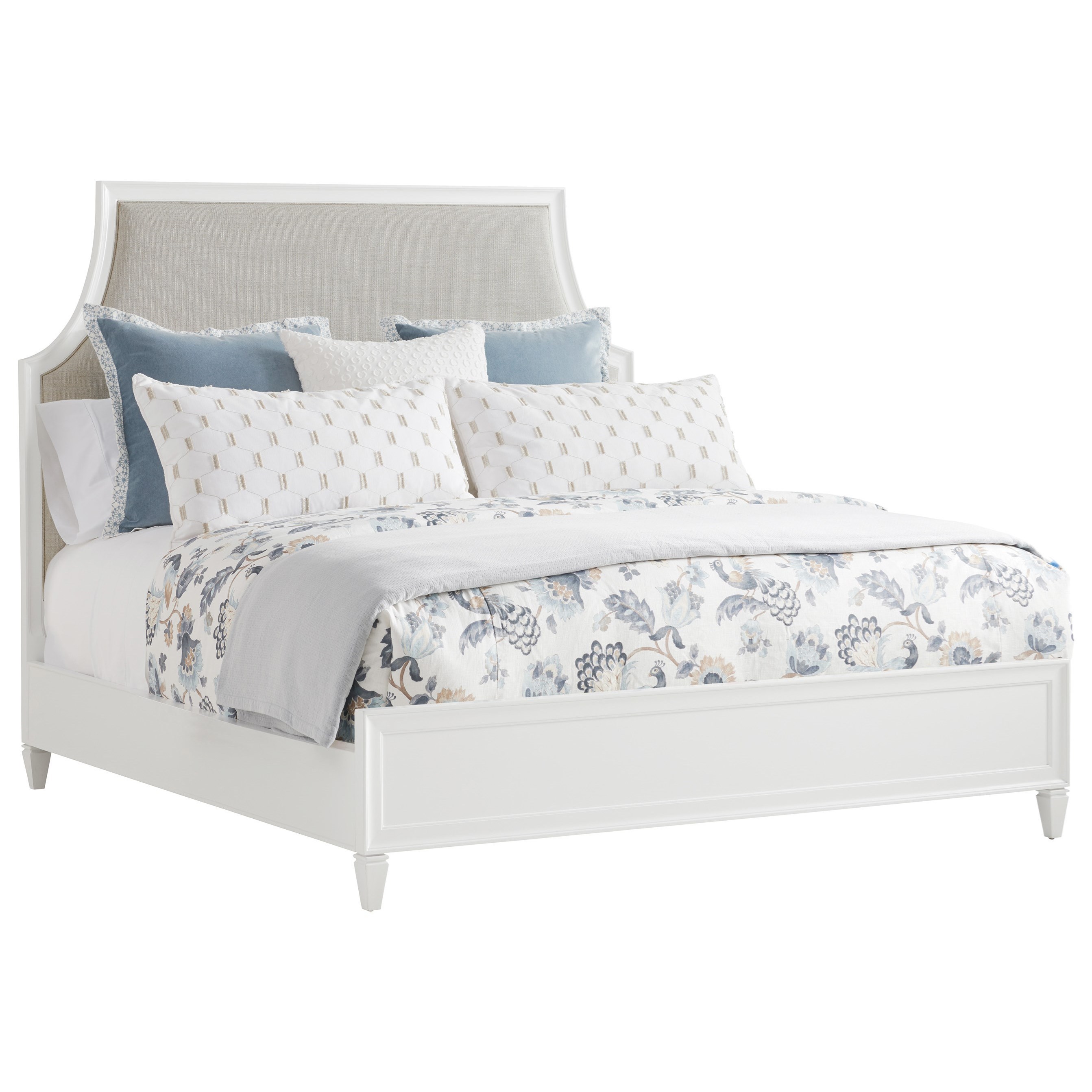 Inverness Upholstered Bed 6/0 California Kin