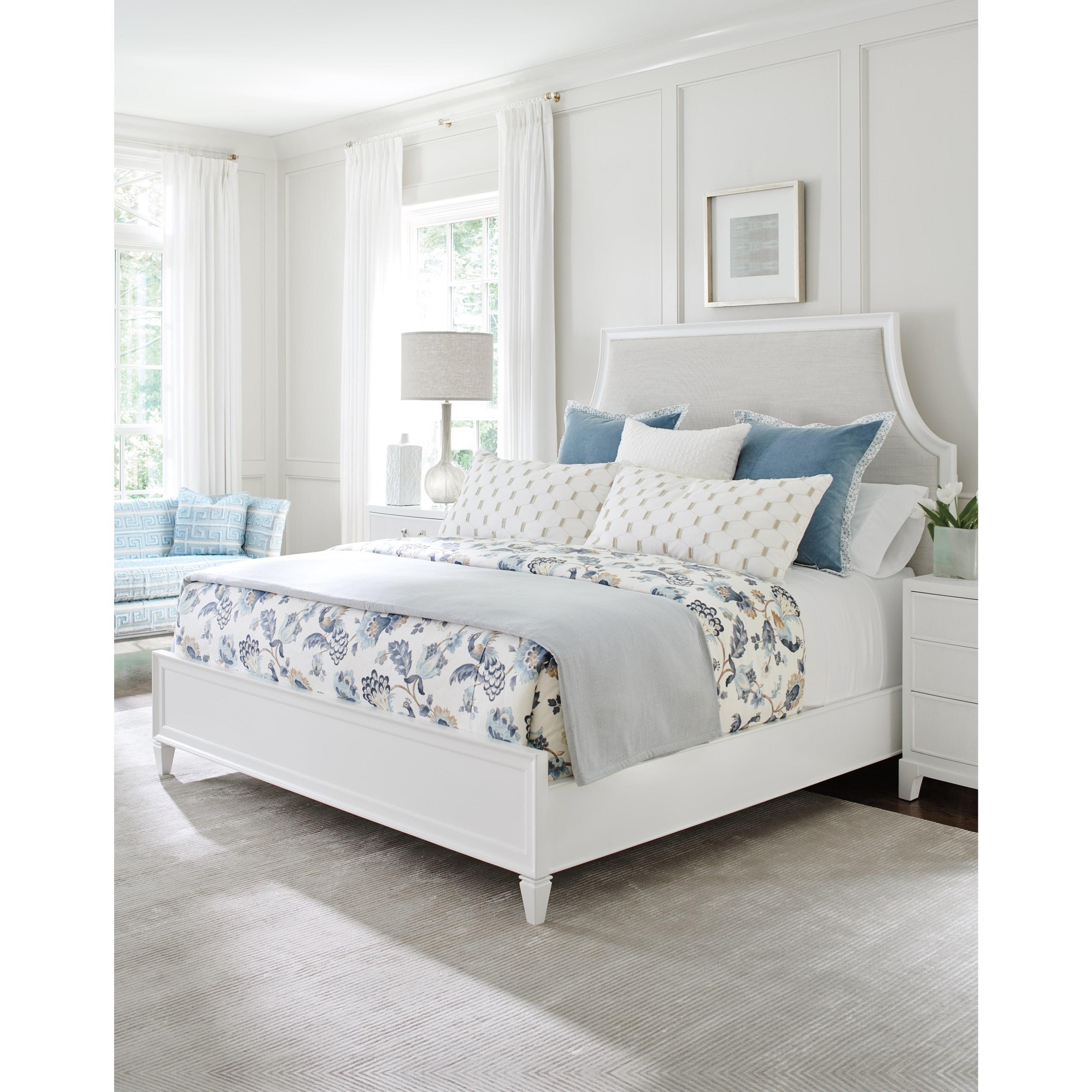 Inverness Upholstered Bed 6/0 California Kin