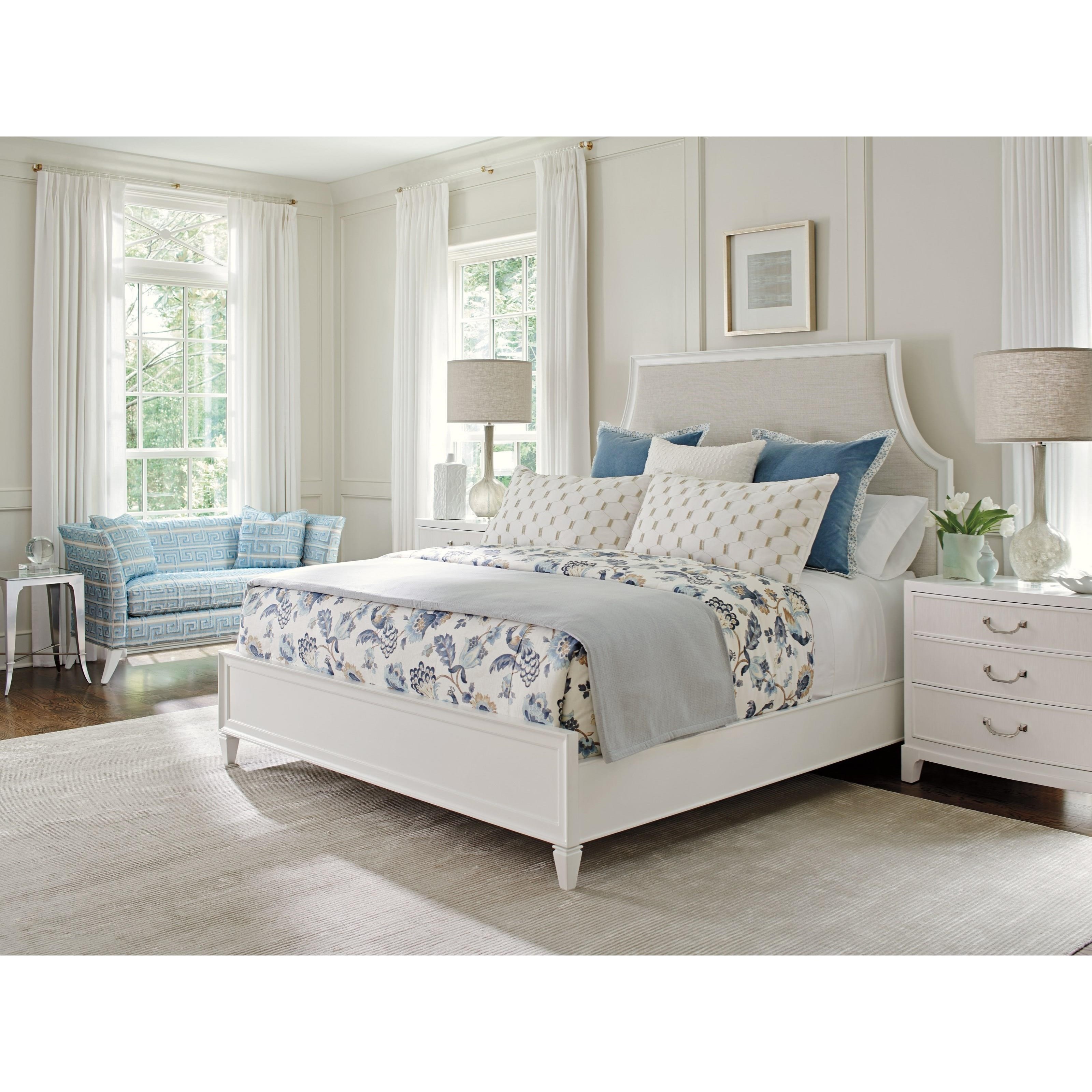 Inverness Upholstered Bed 6/0 California Kin