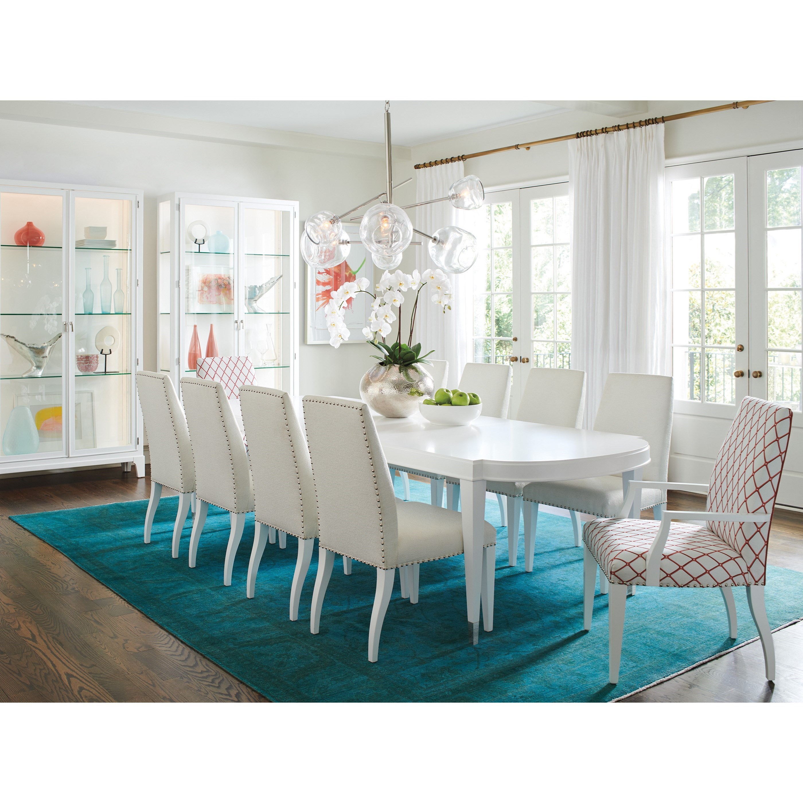 Lexington Avondale Lakeshore Full Length Glass Curio Cabinet