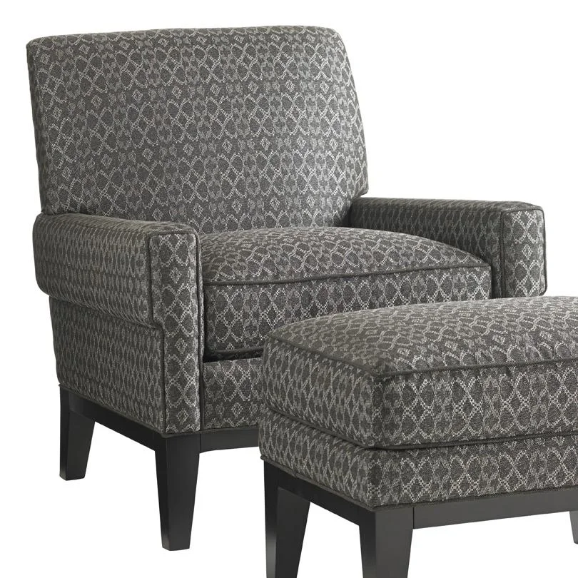 Lexington Carrera 757911 Giovanni Chair with SquareRolled Arms and