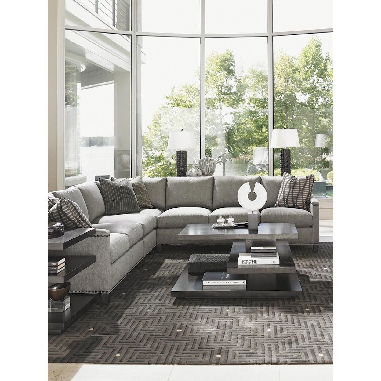 Lexington Carrera 4 Pc Sectional Sofa