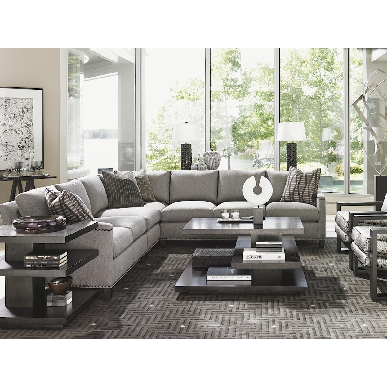 Lexington Carrera 4 Pc Sectional Sofa