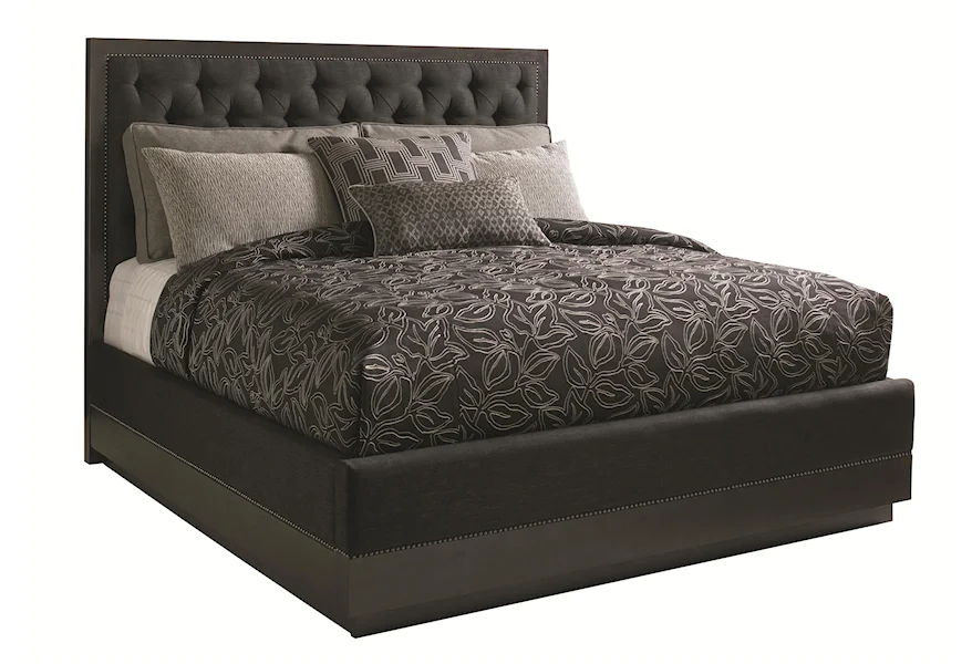 Carrera Complete 5/0 Maranello Upholstered Bed by Lexington at Johnny Janosik