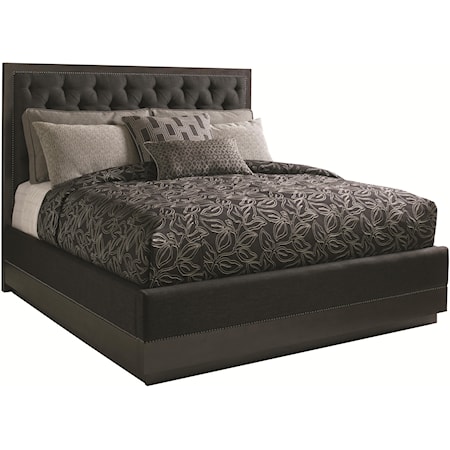 Maranello Complete Queen-Sized Upholstered Bed