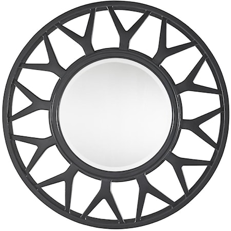 Esprit Spoked Modern Sunburst Mirror