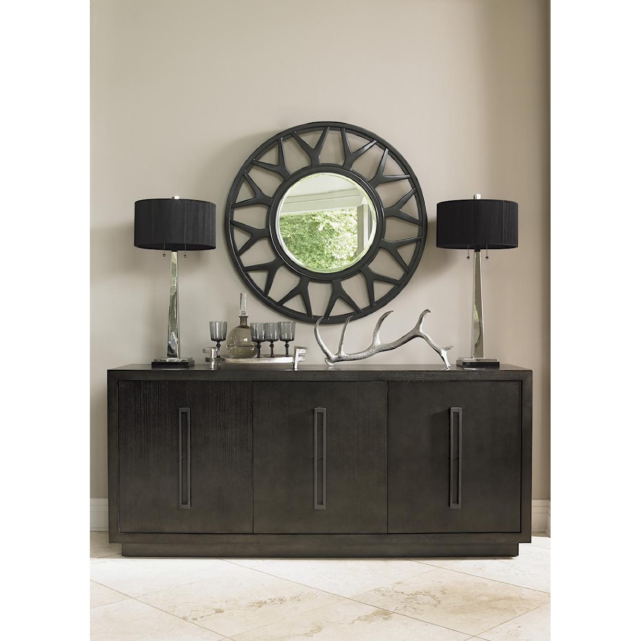 Lexington Carrera Esprit Round Mirror