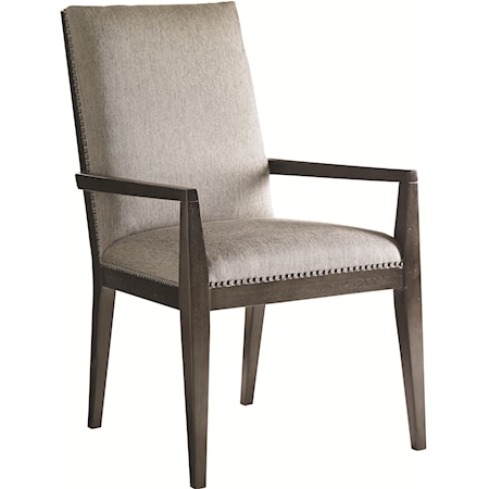 Customizable Vantage Upholstered Arm Chair
