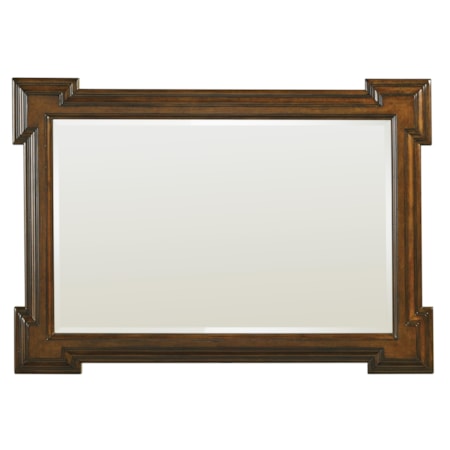 Addison Square-Carved Landscape Mirror