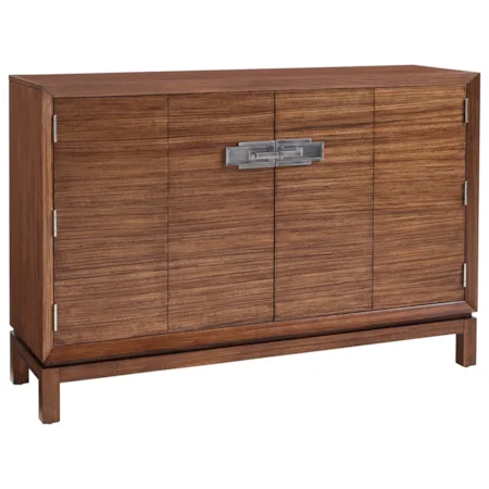 Aran Hall Chest with Two Drawers and Eight Adjustable Shelves