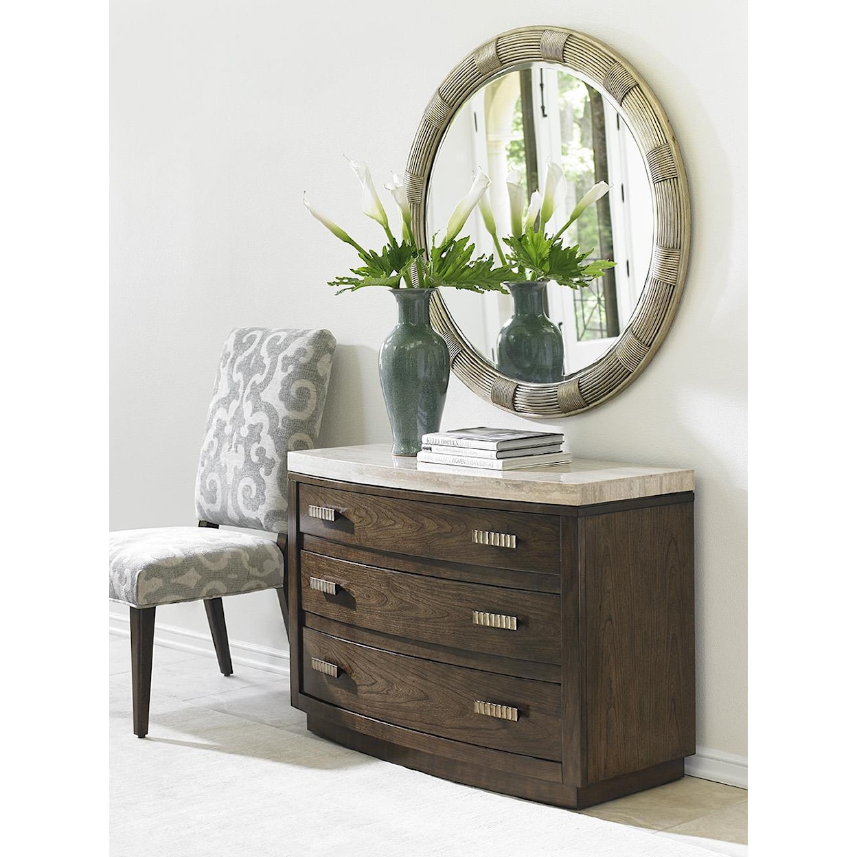 Lexington LAUREL CANYON Beverly Round Mirror