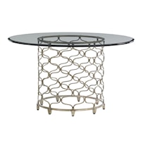 Bollinger Dining Table with 54" Glass Top