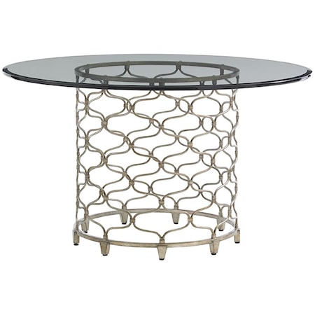 Bollinger Dining Table with 54" Glass Top