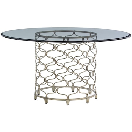 Bollinger Dining Table with 60" Glass Top