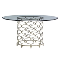Bollinger Dining Table with 60" Glass Top
