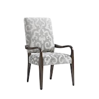 Sierra Dining Arm Chair Upholstered in Special Order Fabric
