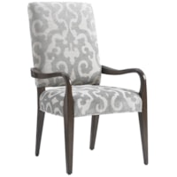 Sierra Dining Arm Chair Upholstered in Special Order Fabric