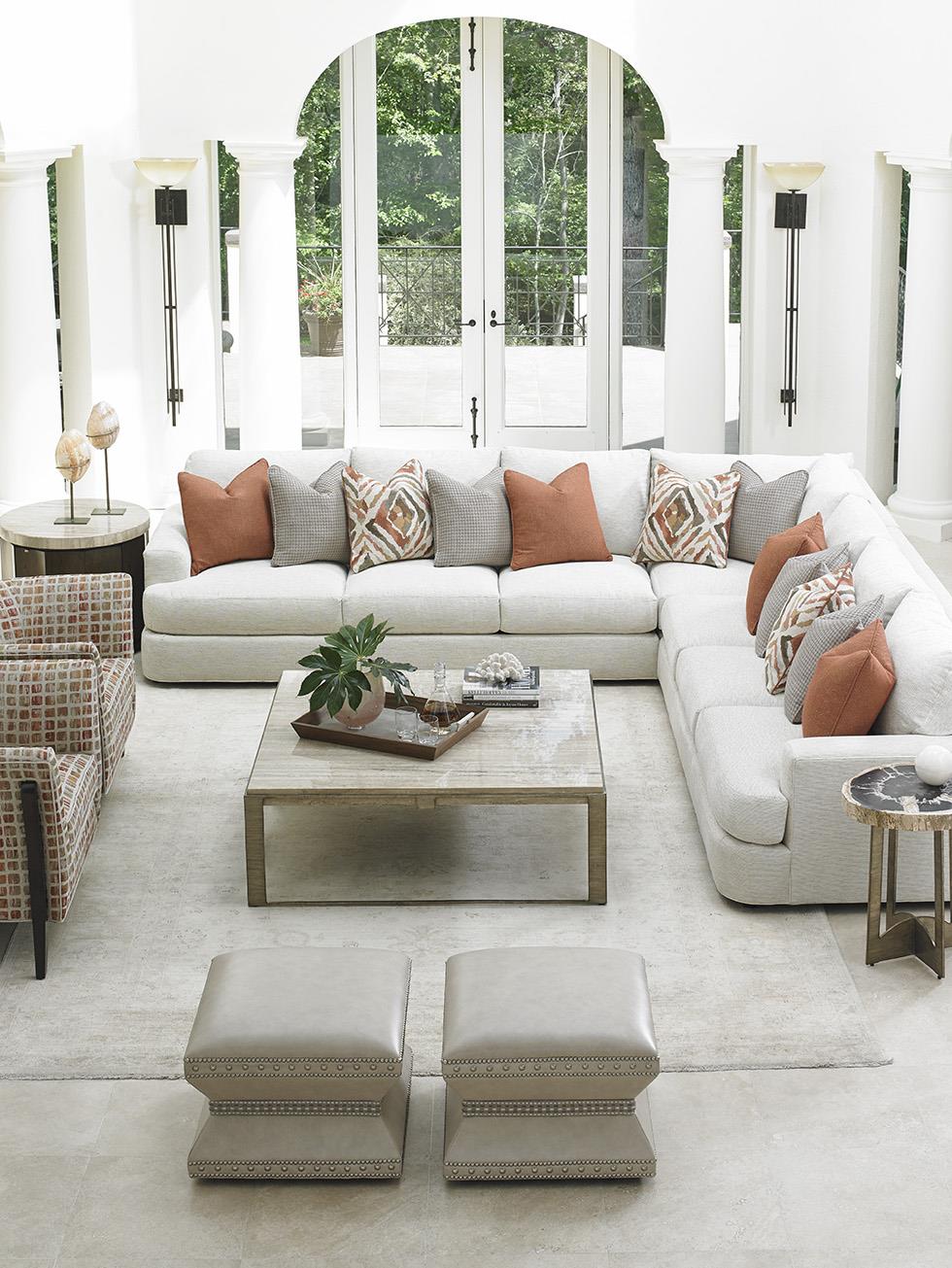 Lexington LAUREL CANYON Wheatley Ottoman (Married Cover)