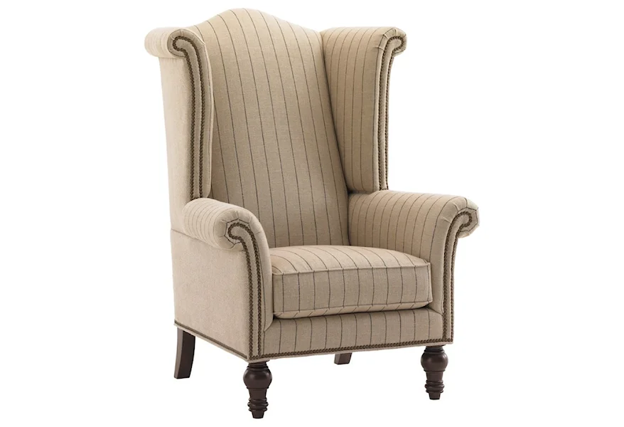 Lexington Upholstery Customizable Kings Row Wing Chair by Lexington at Furniture Fair - North Carolina
