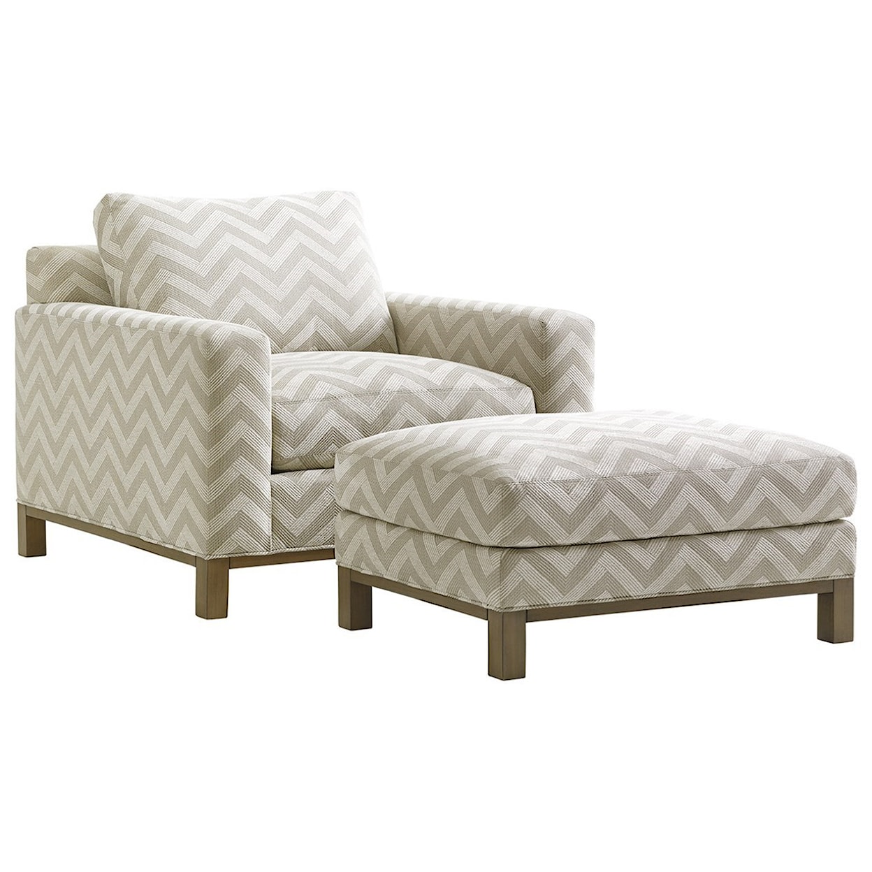 Lexington Upholstery Chronicle Chair & Ottoman