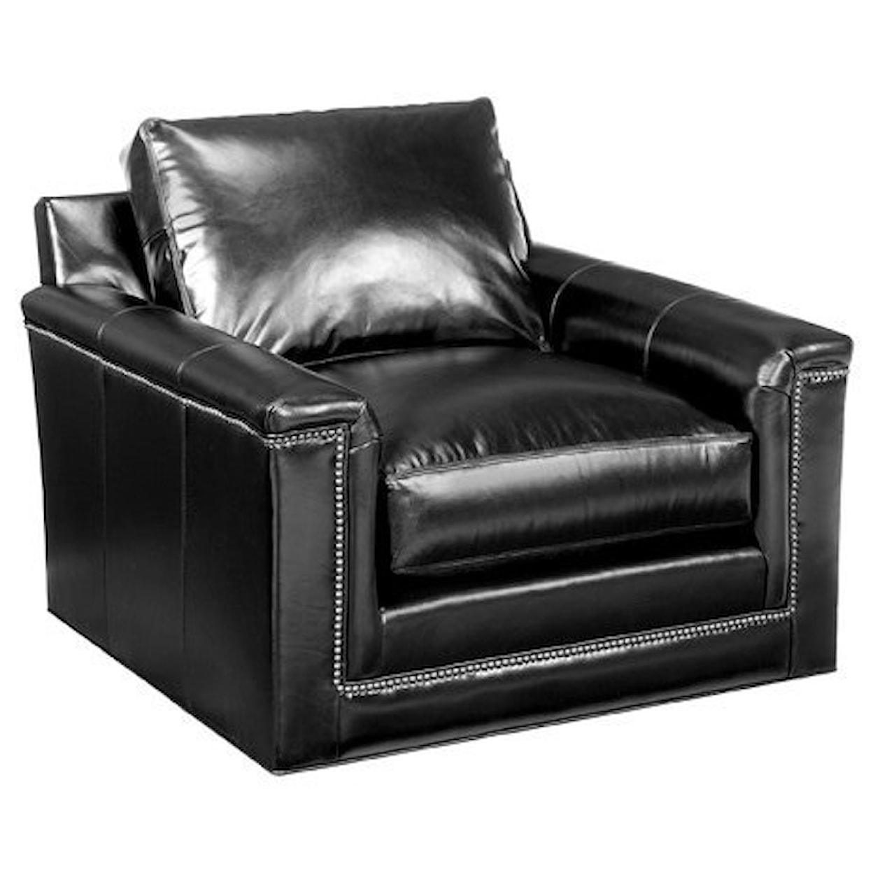 Lexington Leather Balance Swivel Chair