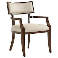Whittier Arm Chair in Wheat Fabric