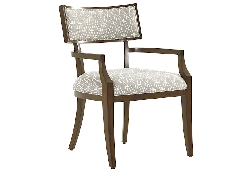 MacArthur Park Whittier Arm Chair in Custom Fabric by Lexington at Wayside Furniture & Mattress
