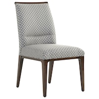 Collina Upholstered Side Chair in Custom Fabric